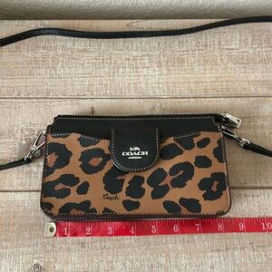 Coach leopard purse